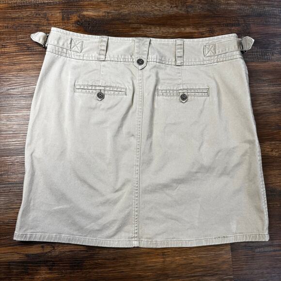 Converse one star FIT3 khaki skirt size 8 pleated front - Picture 2 of 9